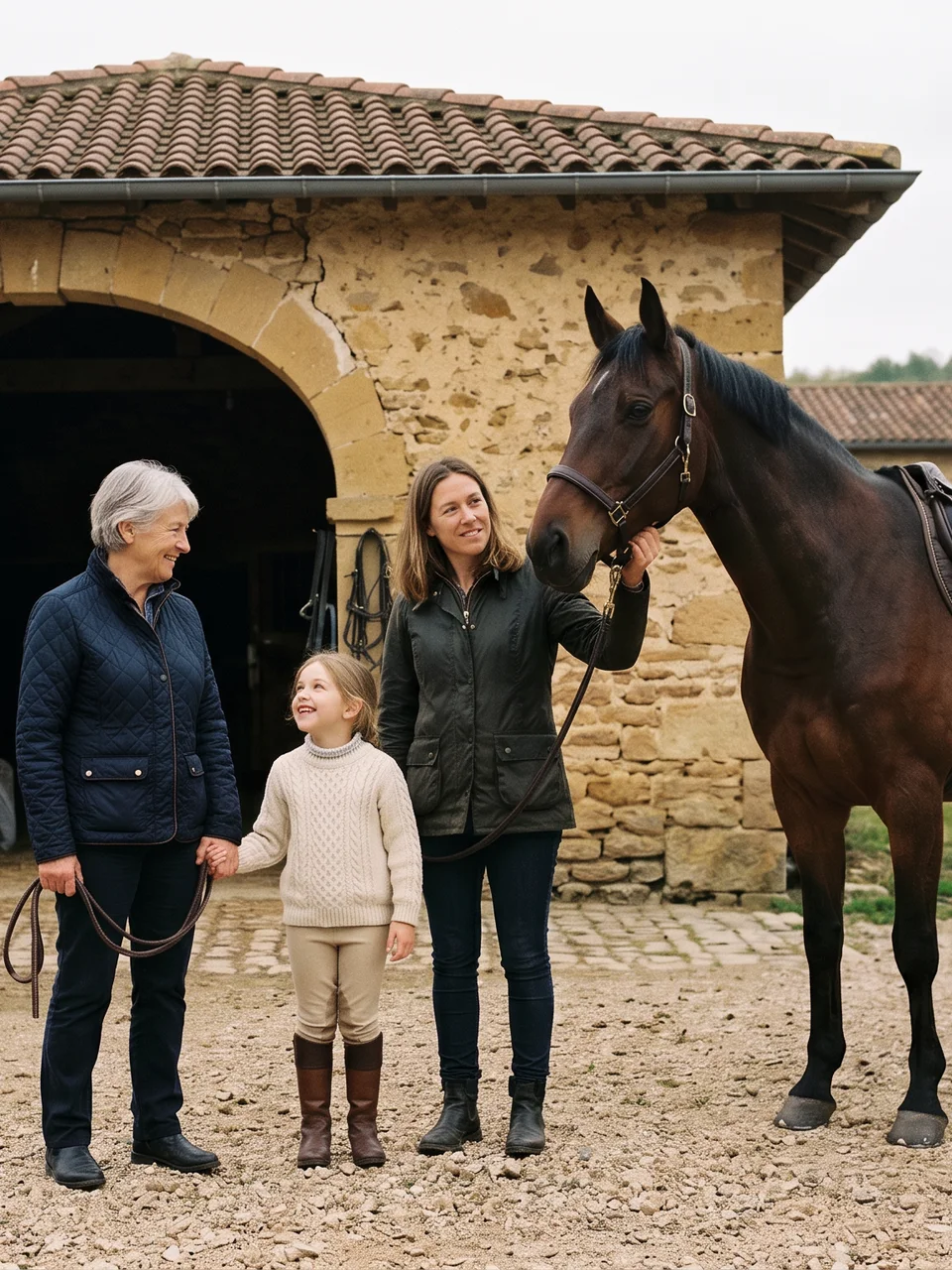 L'équipe, Haras des Patras, centre équestre à Solérieux